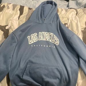 Blue Los Angeles sweater